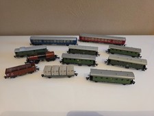 Konvolut Modelleisenbahn Personen- und Güterwagenmodelle, Spur TT