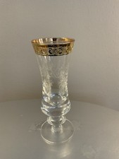 Murano Medici Sekt Glas mit feinem Goldrand
