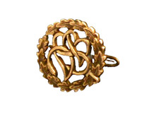 Deutsches Sportabzeichen  Deutscher Sport Bund Bronze/Messing  Ø. 18 mm.