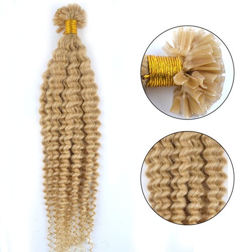 50cm gelockt tip hair - gelockt,