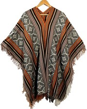 Indio Indianer Poncho braun