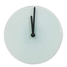 Ø18cm Glaswanduhr Uhr Wohnzimmer Kinder Modern Sublimation DIY Küche lautlos