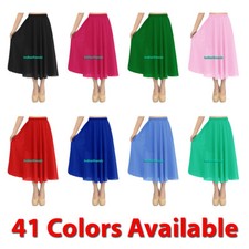 Chiffon Doppellagig Maxirock