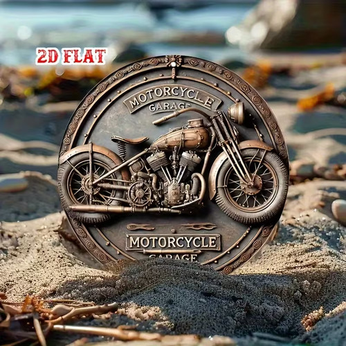 Motorrad garage chopper metall - motorrad,