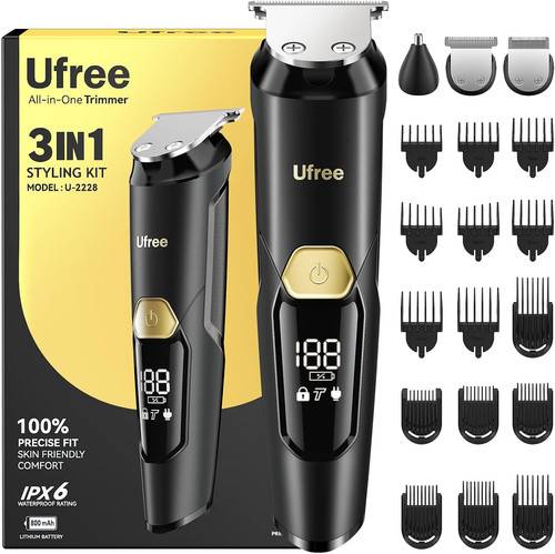 Ufree 1 barttrimmer - 3-in-1,