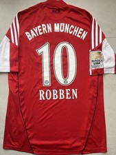 Vintage Arjen Robben Trikot Bayern München Heimtrikot 10/11 Gr. M Adidas