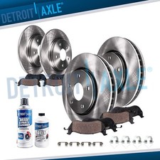 10pc Front Rear Brake Rotors