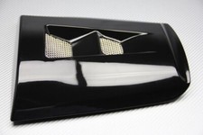 Schwarze soziusabdeckung - schwarze, /