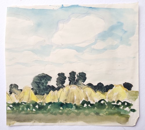 Gemälde aquarell tusche - aquarell,