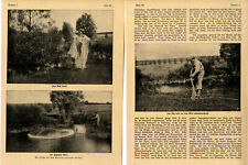 Netzfischerei Wurfnetz Staknetz Doppelnetz Wie man Fische fängt Report von 1913