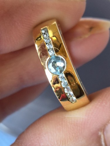 925 sterling silber blau topas - 925,