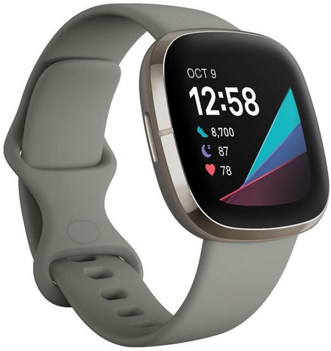 Fitbit sense silber grau - silber,