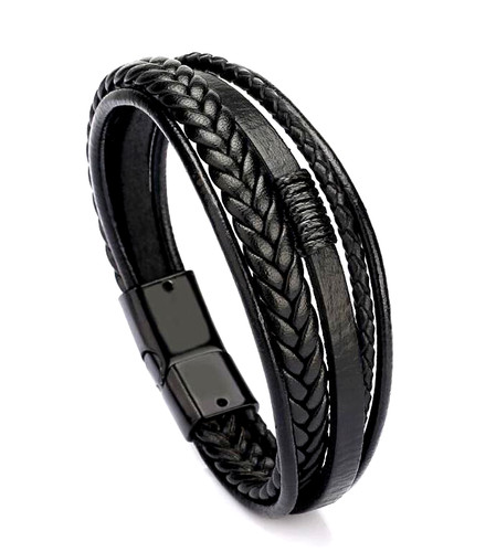 Herren leder armband - leder, armreif