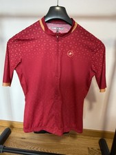 Super leichtes Castelli Sommer-Trikot Damen, Rot, XL