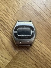Citizen Quartz Crystron lcd Uhr