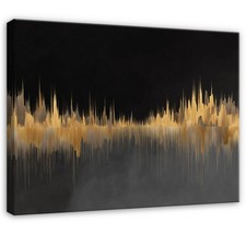 Leinwand Bilder Gold Abstrakt