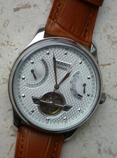 Armbanduhr Automatik 43 mm - offener unruhe  Gangreserve - Datumsanzeige