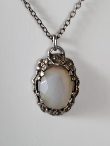 Jugendstil silber anhänger - silber,