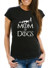 Damen T-Shirt Hunde Motiv