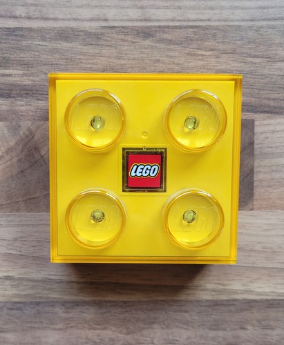 Lego nachtlicht led lampe - nachtlicht, gelb