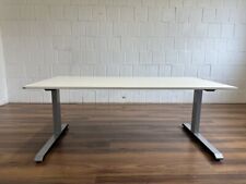 Sedus Temptation Schreibtisch 160x80 weiß grau höhenverstellbar