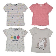 4x Mädchen T-Shirts Gr. 98