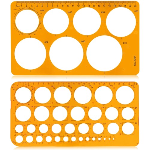 Kreisschablone set stück - kreisschablone, 2