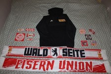 🇮🇩 1. FC Union Berlin ⚽ 2x Schal WALDSEITE ⚽ ADIDAS Hoodie Gr.M+10xSticker🇮🇩