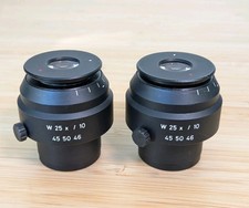 Zeiss W 25x / 10  Mikroskop -