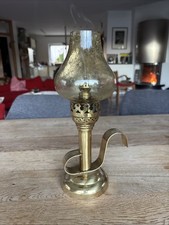 Petroleumlampe messing vintage - messing,