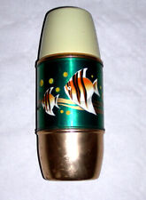 seltene ungbenutzte Thermoskanne Isolierkanne 50er/60er Jahre mit Trinkbecher