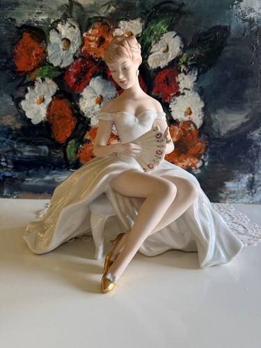 Wallendorf porzellanfigur dame - wallendorf,