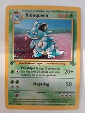 Pokémon TCG Nidoqueen 1. Edition Jungle-Set Holo Rare 7/64 Niederländisch