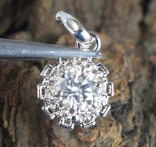 Weiß diamant solitaire 06 - weiß, 1.06