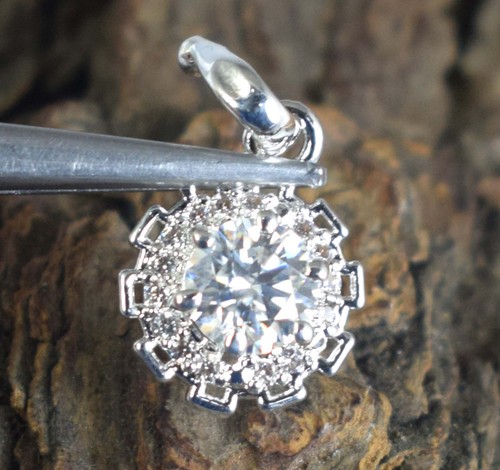 Weiß diamant solitaire 06 - weiß, 1.06