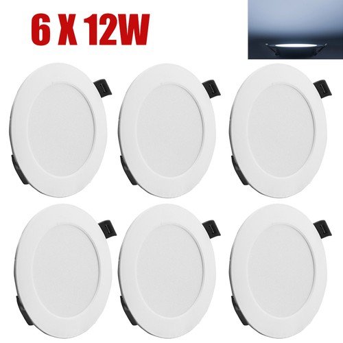 12w led spot - 6x, einbaustrahler