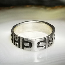 Ring Silber 925 Bandring Hopi