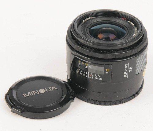 Minolta objektiv 2 8 - objektiv, f/2,8