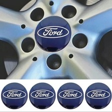 Nabendeckel für ford still 56mm Aufkleber Radkappen Felgen Aluminium blau