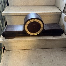 Kaminuhr Mauthe Buffetuhr Vintage Antik Holz Defekt Nur Ersatzteile