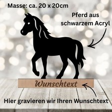Deko Pferd Silhouette aus