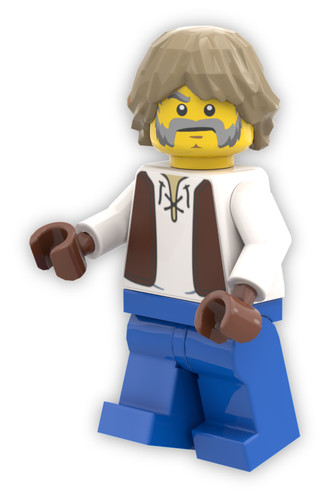 Lego minifigur schmied - minifigur:,