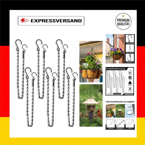 Blumenampel ketten 6er - 54,