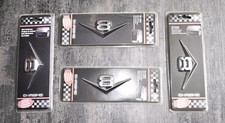 V8 Emblem Chrom Auto Aufkleber Logo 3D Selbstklebend, 4 Stücks