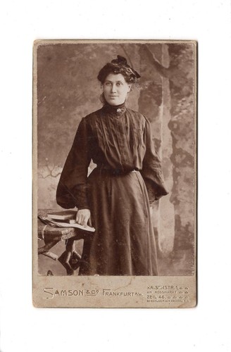 Cdv foto damenportrait - cdv,
