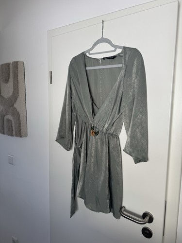 Zara jumpsuit kurz satin - kurz,