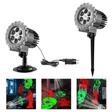 3 x LED Projektor Weihnachten