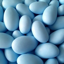 Hochzeitsmandeln zartblau matt