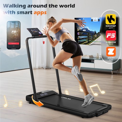 Klappbares laufband mit - klappbares,
