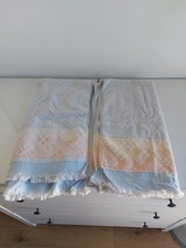 Handtuchset 50x100 - blau/orange 